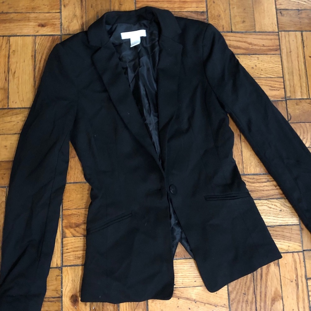 Black formal blazer
